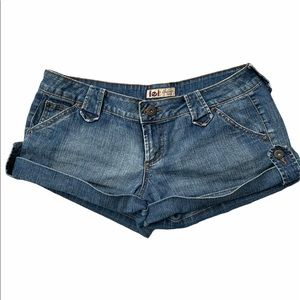 🟢 Denim Short Shorts